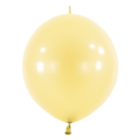 Balóniky latexové spojovacie dekoratérske Fashion vanilkové 30 cm, 50 ks
