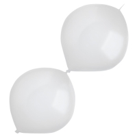 Balniky latexov spojovacie dekoratrske perleov biele 30 cm, 50 ks