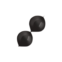 Balniky latexov spojovacie dekoratrske perleov ierne 15 cm, 100 ks
