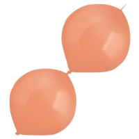 Balóniky latexové spojovacie dekoratérske perleťové pomarančové 30 cm, 50 ks