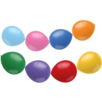 Balóniky latexové spojovacie mix farieb 30 cm, 8 ks