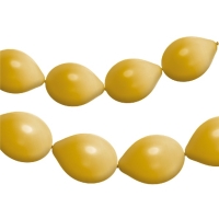Balóniky latexové spojovacie zlaté 33 cm, 8 ks