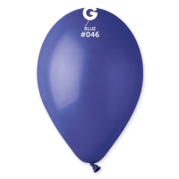 Balóniky pastelové tmavo modré 26 cm, 1 ks