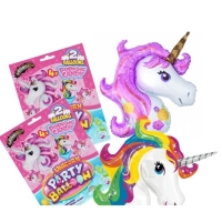 Balniky so sladkosou Unicorn 2 balniky 40 cm + cukrov prok 4x2 g