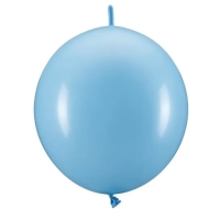 Balóniky spojovacie svetlo modré 33 cm 20 ks