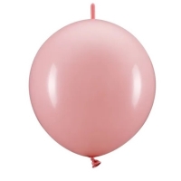 Balóniky spojovacie svetlo ružové 33 cm 20 ks