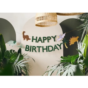 Banner Happy Birthday Dino 3 m