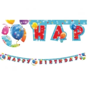 Banner "Happy birthday" Balnky