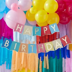 BANNER Happy Birthday Multicolor 2x1,7m