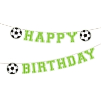 Banner Happy Birthday Futbal 250 cm
