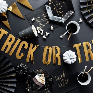 BANNER Trick or treat zlat 1