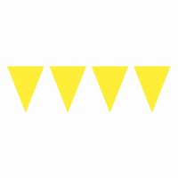 Banner vlajočkový žltý 10 m