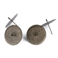 Bodce na svieky priemer 7 cm bronz 4 ks