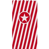 Box na popcorn erven 6 ks