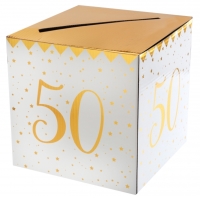 Box na prianie 50. narodeniny zlat
