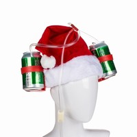 ČIAPKA Santa s držiakmi na nápoje