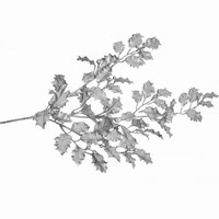 Cezmna metalick strieborn 63 cm