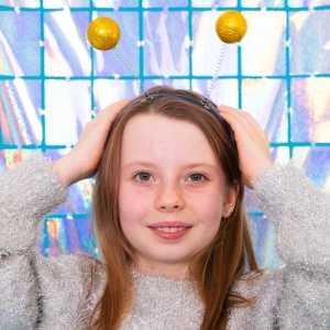 �elenka se zlat�mi kuli�kami na pru�ink�ch