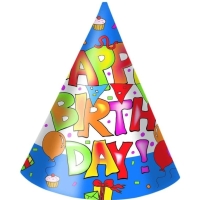 epiky paprov Happy Birthday 6 ks