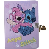 Crystal Art blok se zamyknm - Stich a Angel