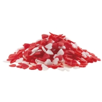 Cukrrske zdobenie Srdieka erven/biele 100 g
