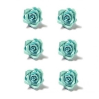 Cukrov dekorcie Rue modr 5 cm 6 ks