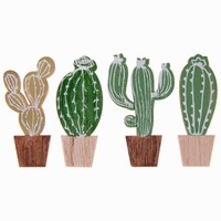 DEKORACE Kaktusy 4ks