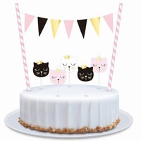 DEKORÁCIA na tortu Mačičky