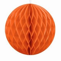 DEKORAČNÍ koule oranžová 30cm
