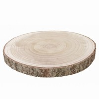 Doska drevená okrúhla 24 x 2 cm