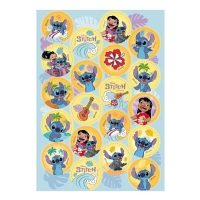 Dekorace na cupcakes fondnov list Stitch - 34 mm