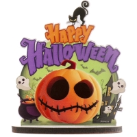 Dekorácia na tortu Happy Halloween 10,5 x 12,5 cm