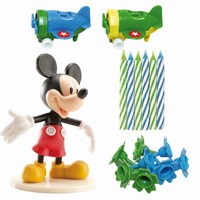 Dekorcia na tortu a svieky Mickey Mouse 10+2+1 ks