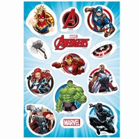 Dekorcia z fondnovho listu Avengers - na vystrihnutie