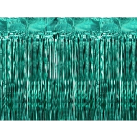 Dekorace zvs fliov lahvov zelen 100x200cm