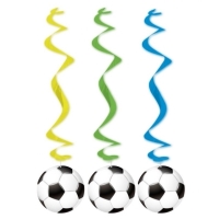 Dekorcia zvesn Futbal, 3 ks