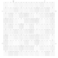 Dekora�n� �tvercov� panel b�l� 30x30 cm 1ks