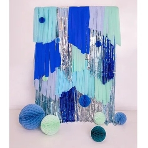 Dekorační koule světle modrá 40 cm