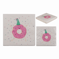 Donut párty, servítky papierové 33x33 cm, 20 ks