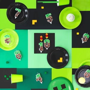 Dortová svíčka Pixely "2" 7 cm