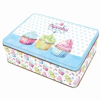 Dza plechov Cupcakes 18,5x13x7 cm