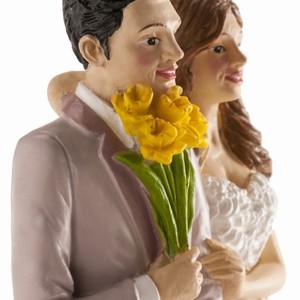 Figurka na dort Svatebn pr Narcisy 16 cm