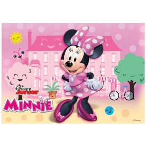 Fondánový list na dort Minnie Mouse 14,8 x 21 cm