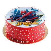 Fondánový list na tortu Spiderman 16 cm - bez cukru