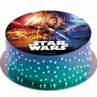 Fondánový list na tortu Star Wars 20 cm - bez cukru