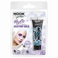 GEL na obliej glitrov Mystic Frozen modro-stbrn