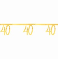 GIRLANDA "40"  zlat 2,5m