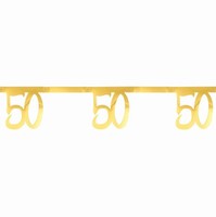 GIRLANDA "50"  zlat 2,5m