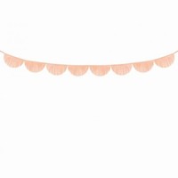 GIRLANDA s plkruhovmi stapci 32cm broskvov 3m