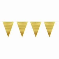 Girlanda vlajokov metalick matn zlat 6 m